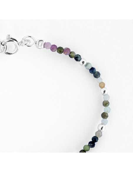 Pulsera de Turmalina y Plata .