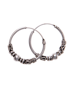 Aro bali de Plata . Diámetro de 1,5x16mm.