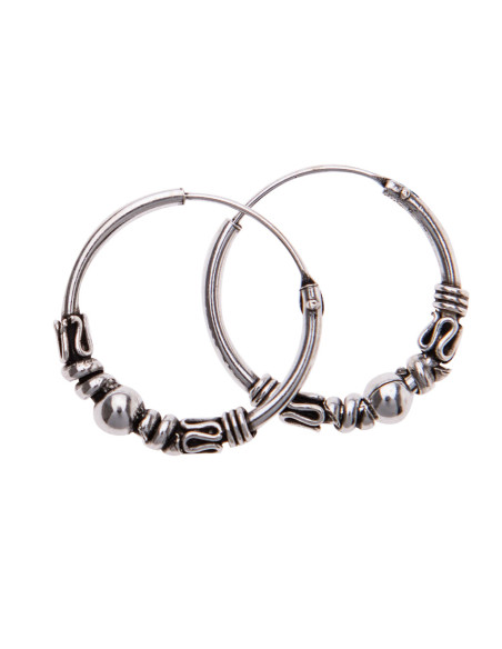 Aro bali de Plata . Diámetro de 1,5x16mm.