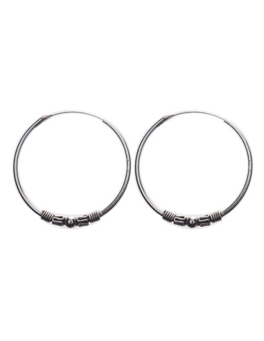 Aro bali de Plata . Diámetro de 1,5x14mm.