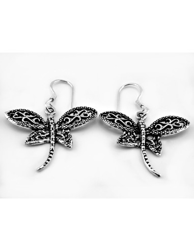Pendiente Libélula de Plata .