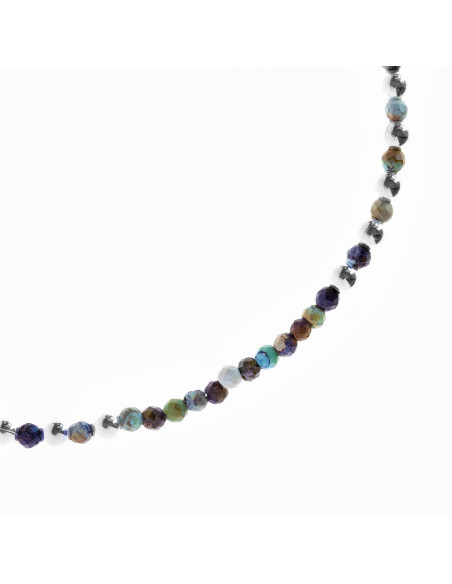 Pulsera de Plata y Turquesa Afgana .