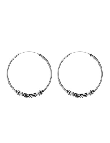 Aro Bali de Plata . Diámetro de 1,5x25mm