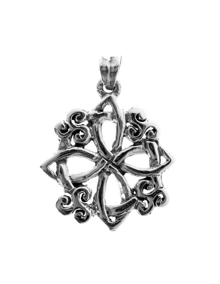 Colgante Nudo de Bruja de Plata.