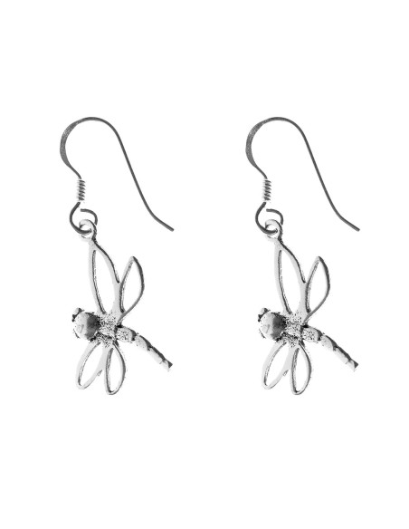 Pendiente Libelula de Plata .