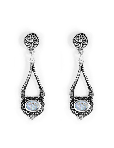 Pendiente de Plata y Avalón .