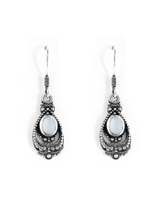 Pendiente de Plata y Nacar.