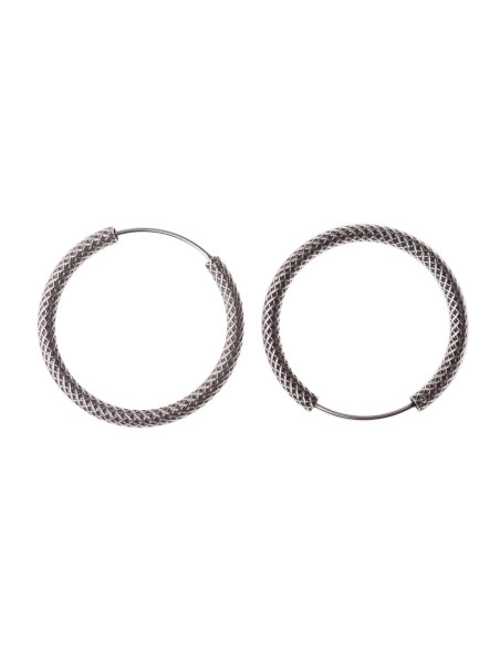 Aro Bali de Plata . Diámetro de 1,5x25mm.