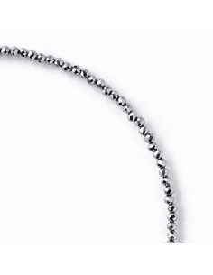 Collar de Hematite y Plata.42 cms. 2