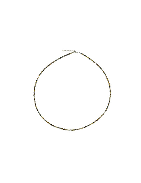 Pulsera de Green Granete y Plata.