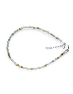 Tobillera de Peridot y Plata .