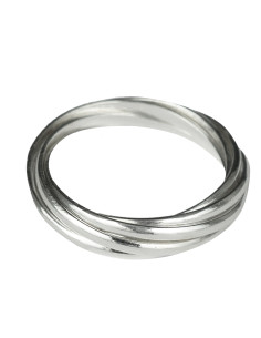 Anillo Semanario grueso de Plata .