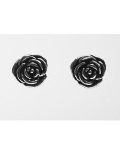 Pendiente Rosa de Plata .