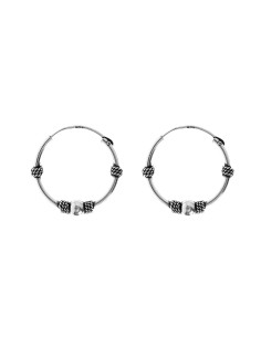 Aro Bali de Plata . Diámetro de 1,5x18mm.