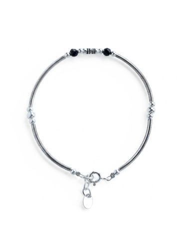 Pulsera semirigida de Plata .