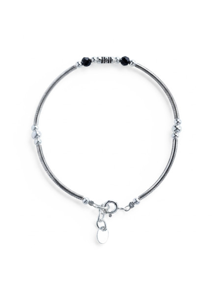 Pulsera semirigida de Plata .