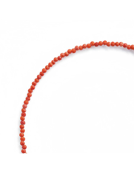 Pulsera de Plata y Coral .