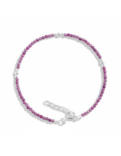 Pulsera de Granate y Plata.