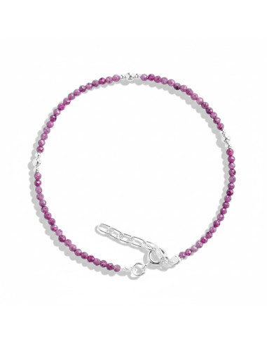 Pulsera de Granate y Plata.