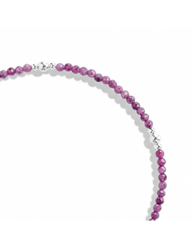 Pulsera de Granate y Plata.