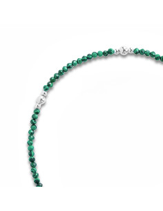 Pulsera de Malaquita y Plata . 2