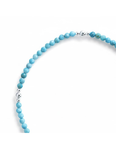 Pulsera de Turquesa y Plata .