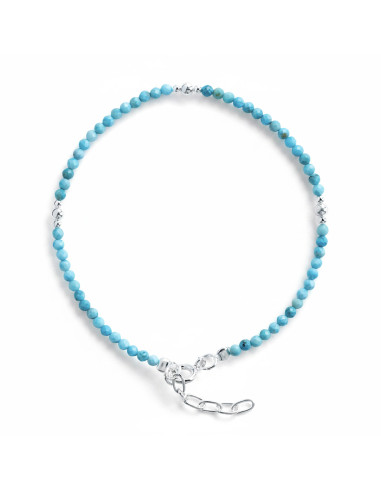 Pulsera de Turquesa y Plata .
