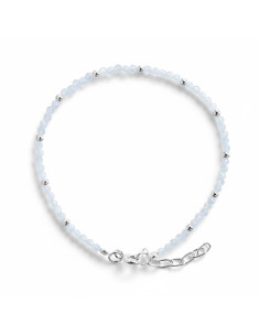 Pulsera de Piedra de Luna y Plata .