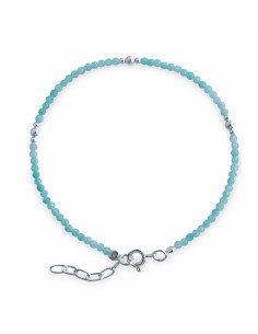 Pulsera de Amazonita y Plata .