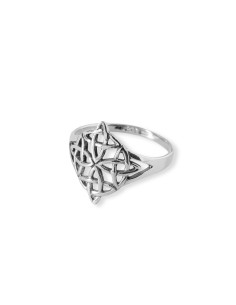 Anillo Nudo de Bruja de Plata . 2