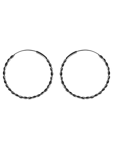 Aro Bali de Plata . Diámetro de 1,5x14mm.