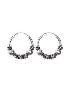 Aro Bali de Plata . Diámetro de 1,8x20mm.