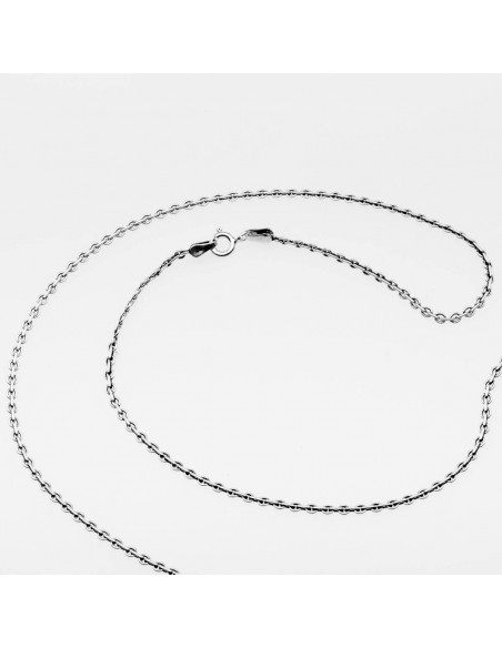 Gargantilla Forzada de plata envejecida.