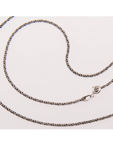 Gargantilla  "Cola de Ratón" de plata...