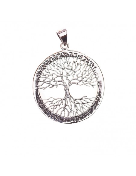 Colgante de el árbol de la vida de plata .