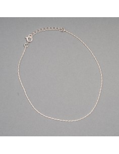 Tobillera de plata .