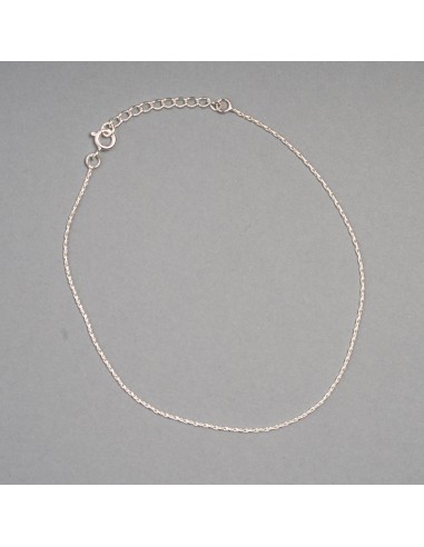 Tobillera de plata .