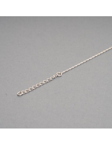 Tobillera de plata .