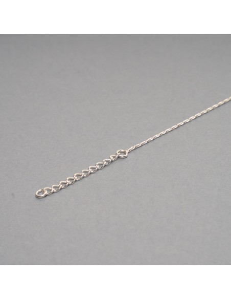 Tobillera de plata .