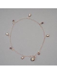 Tobillera de plata "Tortuga"