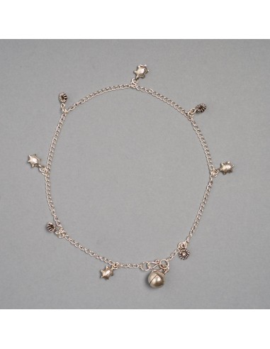 Tobillera de plata "Tortuga"