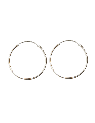 Aro de plata de 2 mm. de grossor .