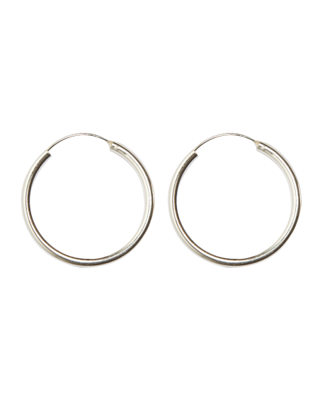 Aro de plata de 3 mm. de grossor.