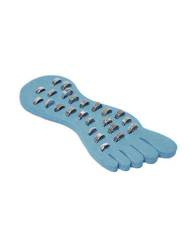 Expositor de 20 anillos para dedos del pie de...