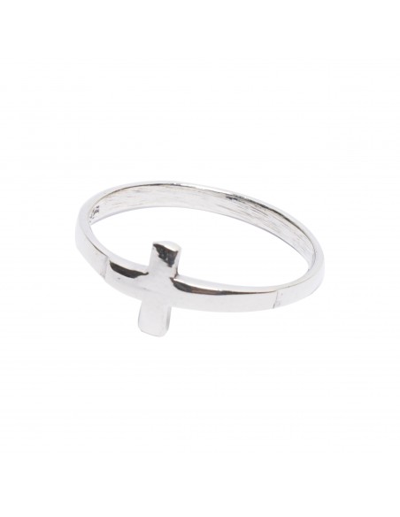Anillo "Cruz" de plata .