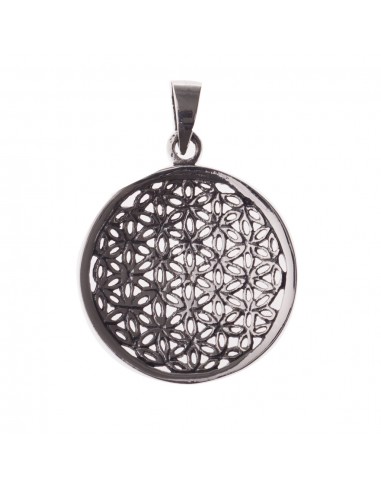 Colgante "La Flor de la vida" de plata .