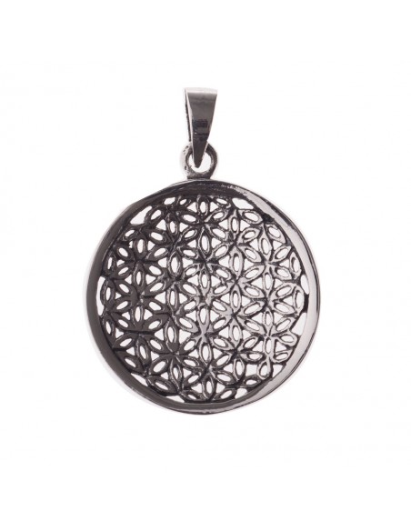 Colgante "La Flor de la vida" de plata .